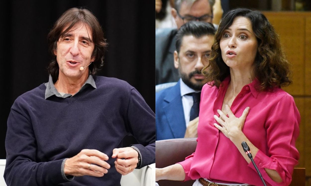Benjamín Prado e Isabel Díaz Ayuso. Elaboración propia
