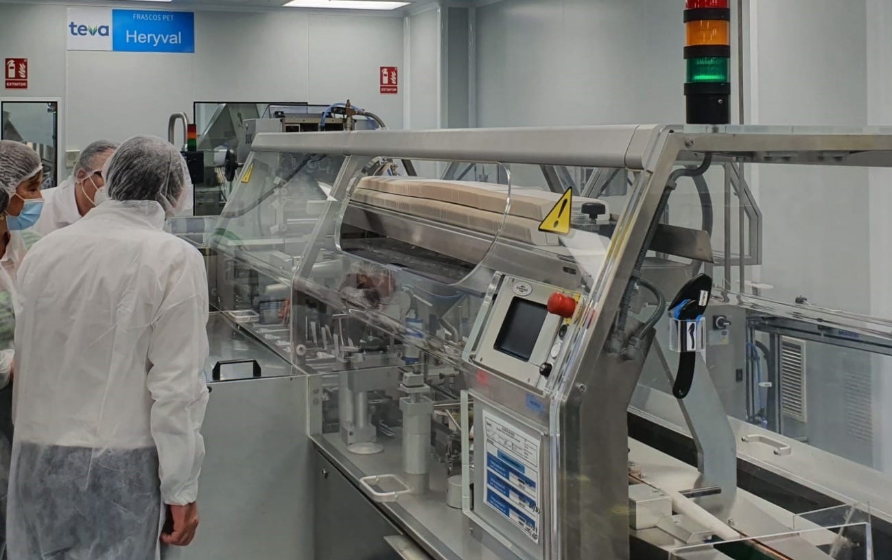 Imagen de archivo de las instalaciones de Teva Pharma en Zaragoza. (Foto: EP)