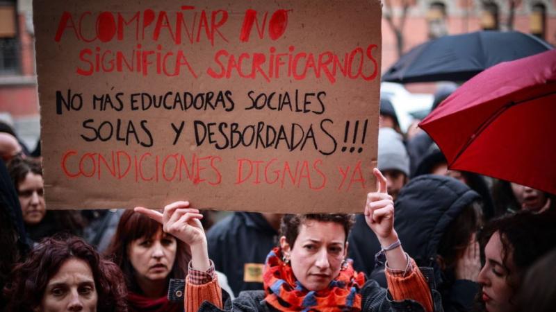 Las trabajadoras del sector social salen este sábado a la calle en 17 ciudades para exigir cambios inmediatos.