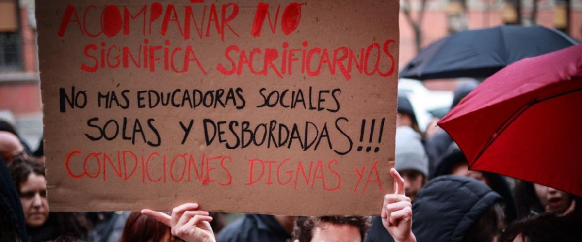 El sector social se levanta contra las consecuencias de su precarización: asesinatos, miseria y abandono