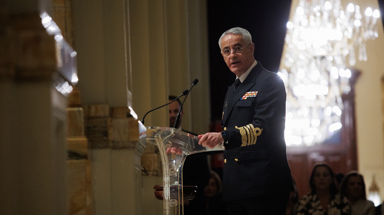 El almirante Jefe de Estado Mayor de la Armada (AJEMA), Antonio Piñeiro. EP
