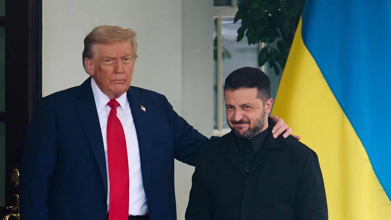 Donald Trump y Volodimir Zelenski. EP.