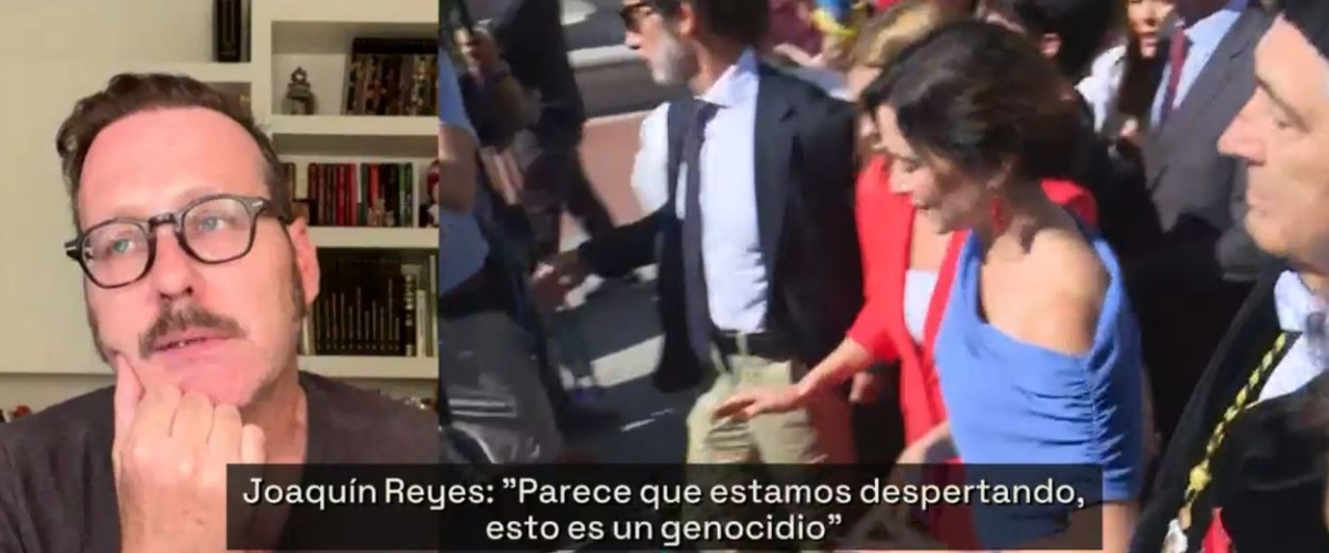 Joaquín Reyes rompe su tono humorístico y arremete contra Ayuso y Aznar por sus declaraciones sobre Gaza