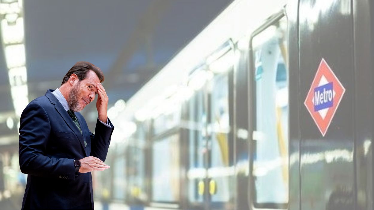 Óscar Puente se ríe del último producto lanzado por Metro Madrid. EP.