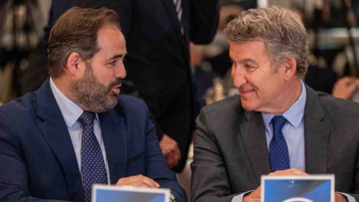 Paco Núñez y Alberto Núñez Feijóo en una imagen de archivo. EP.