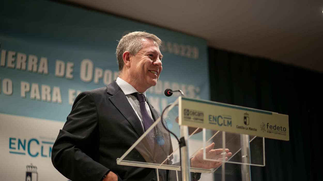 El presidente de Castilla-La Mancha, Emiliano García-Page. JCCM.