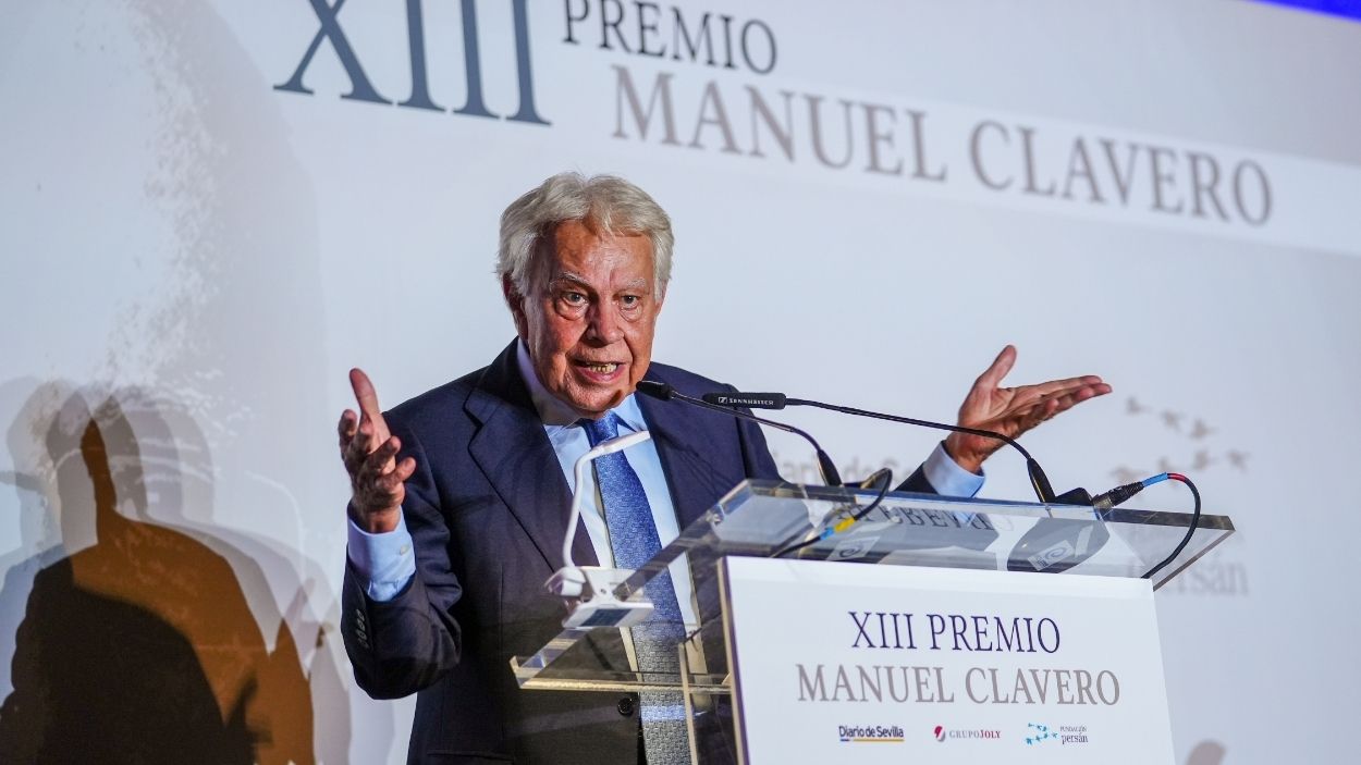 El expresidente del Gobierno Felipe González. EP.