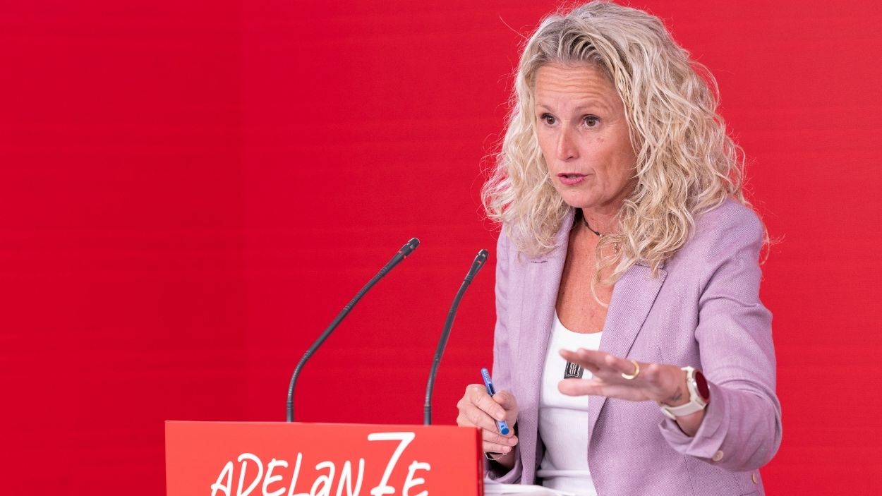 La portavoz del PSOE, Montse Mínguez. EP.