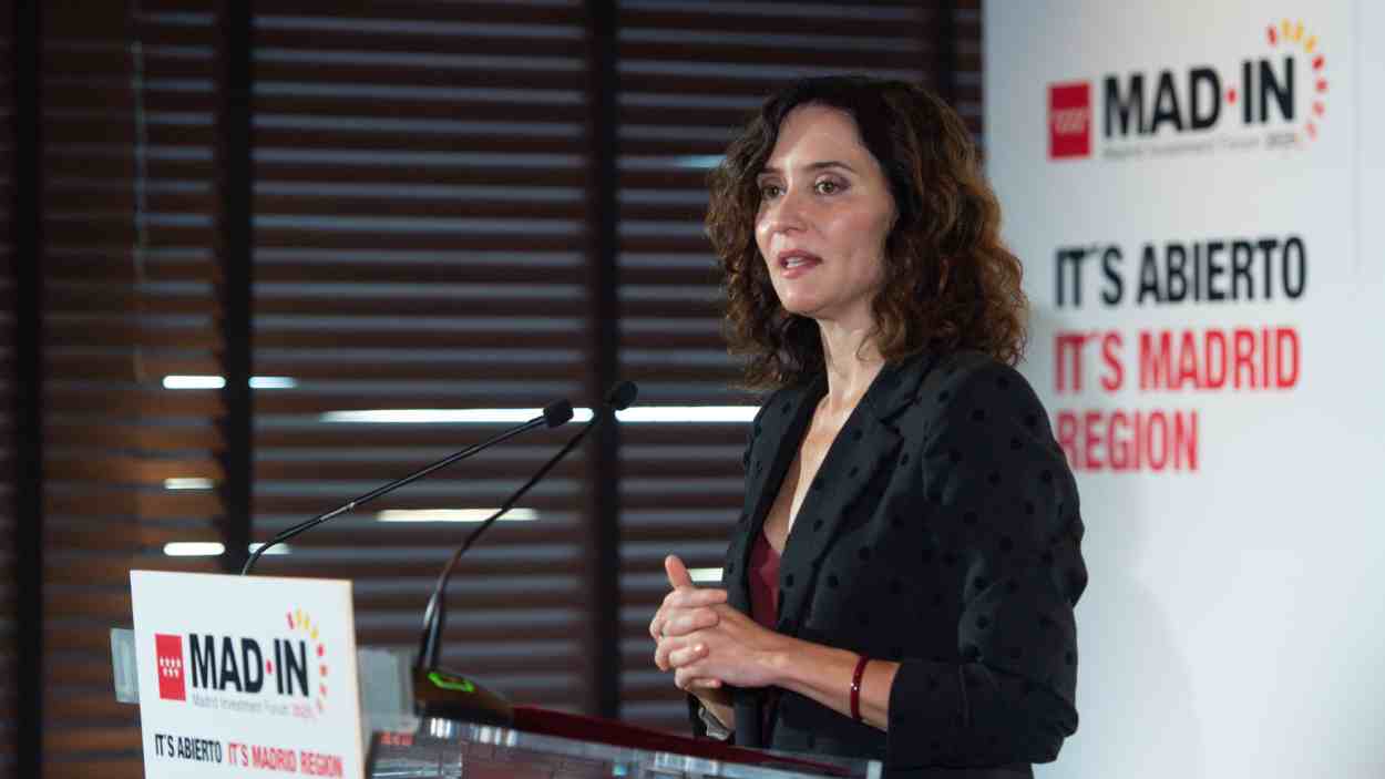 Isabel Díaz Ayuso, presidenta de la Comunidad de Madrid. EP