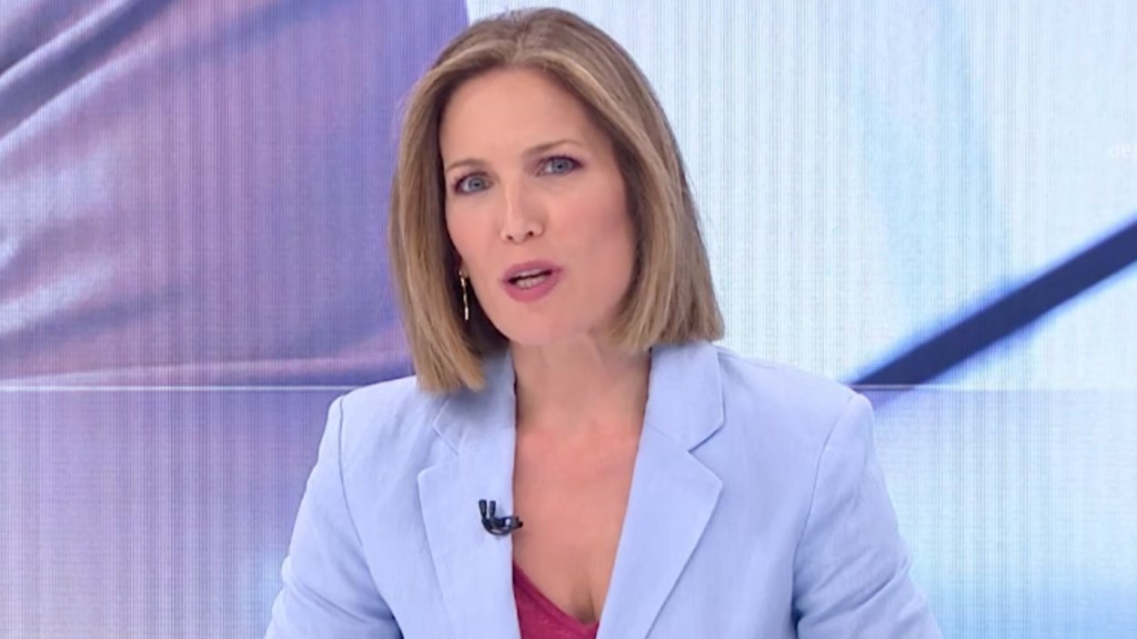 Silvia Intxaurrondo en 'La hora de La 1' (RTVE)