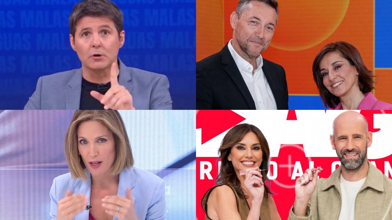 Jesús Cintora, Javier Ruiz, Adela González, Silvia Intxaurrondo, Marta Flich y Gonzalo Miró, principales rostros de TVE