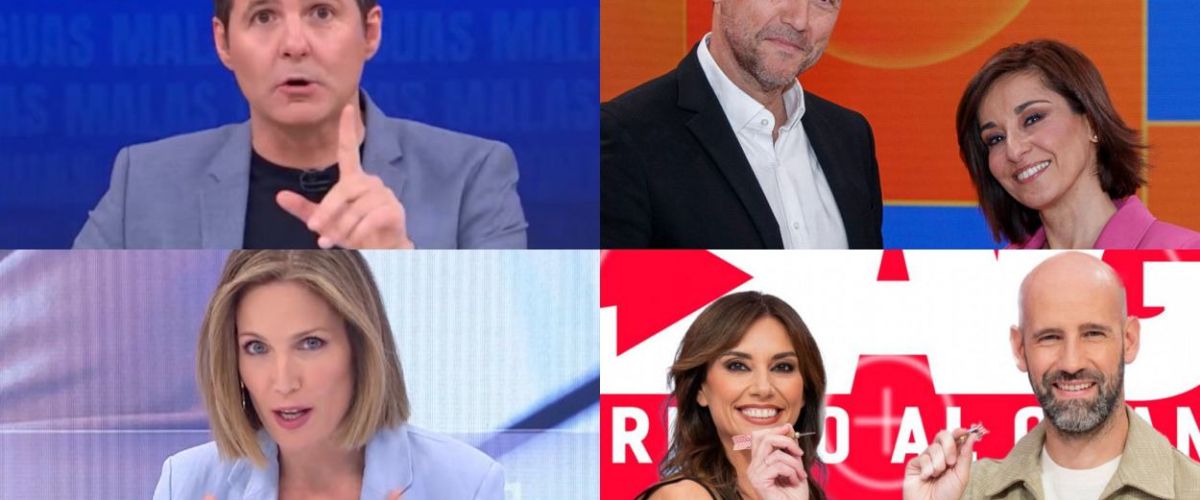 La 1 de TVE supera los dos dígitos en todos sus programas en un lunes en el que Antena 3 lidera de nuevo