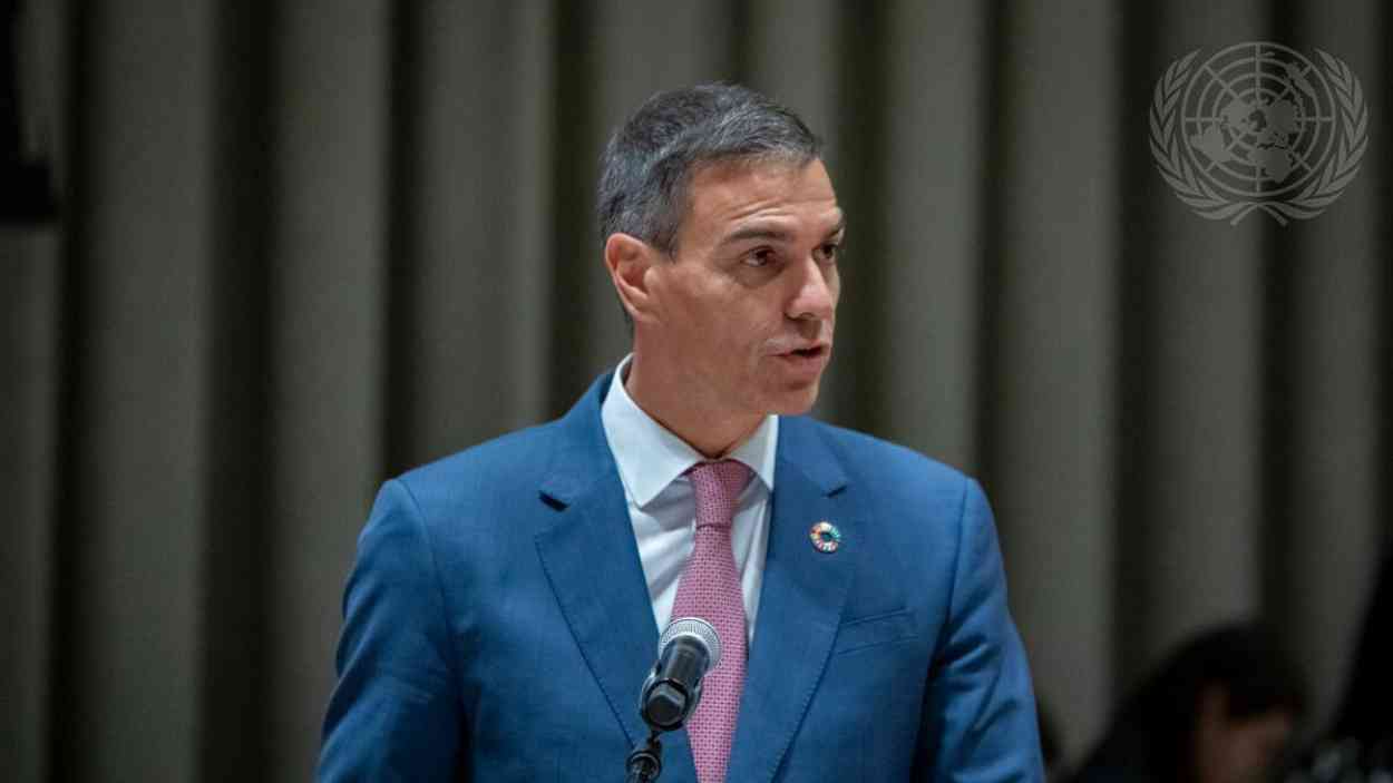 Pedro Sánchez en la ONU. EP