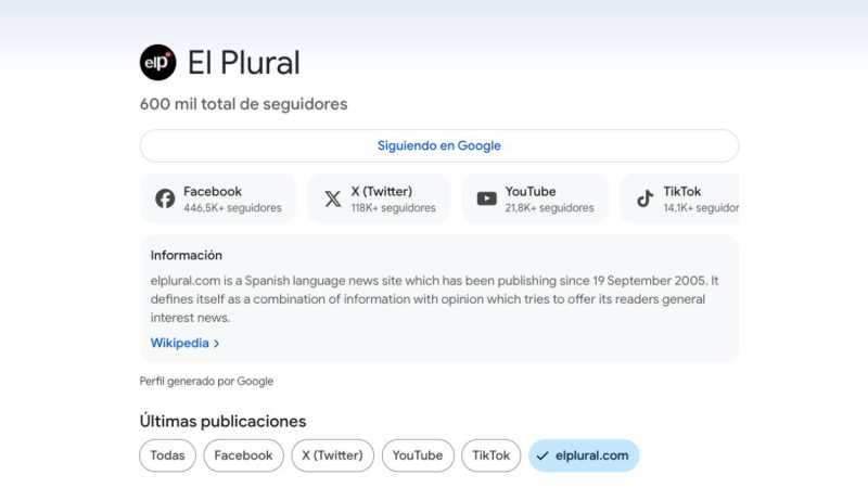 El Plural en Discover El Plural en Discover