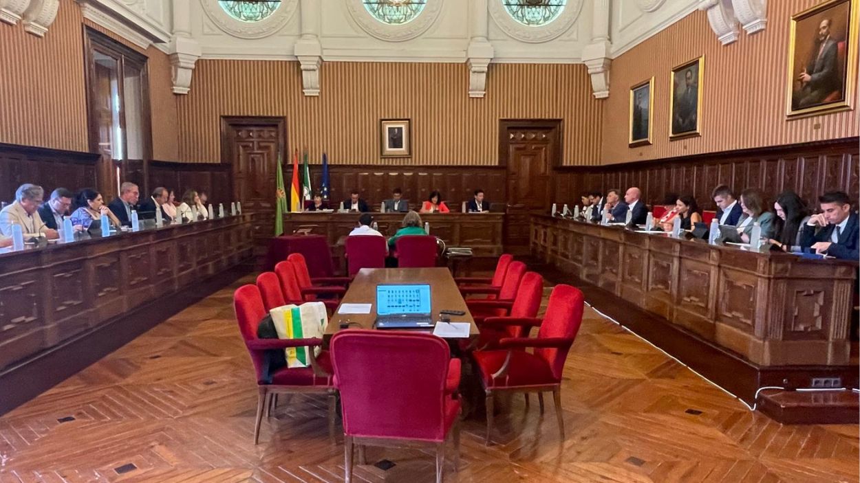 Transcurso del pleno de la Diputación de Jaén Transcurso del pleno de la Diputación de Jaén