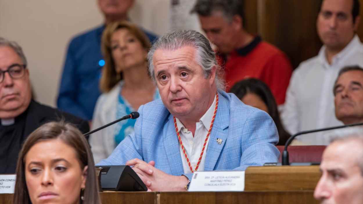 Imagen de archivo del exconcejal de Vox en el Ayuntamiento de Albacete, , José Ramón Conesa. EP