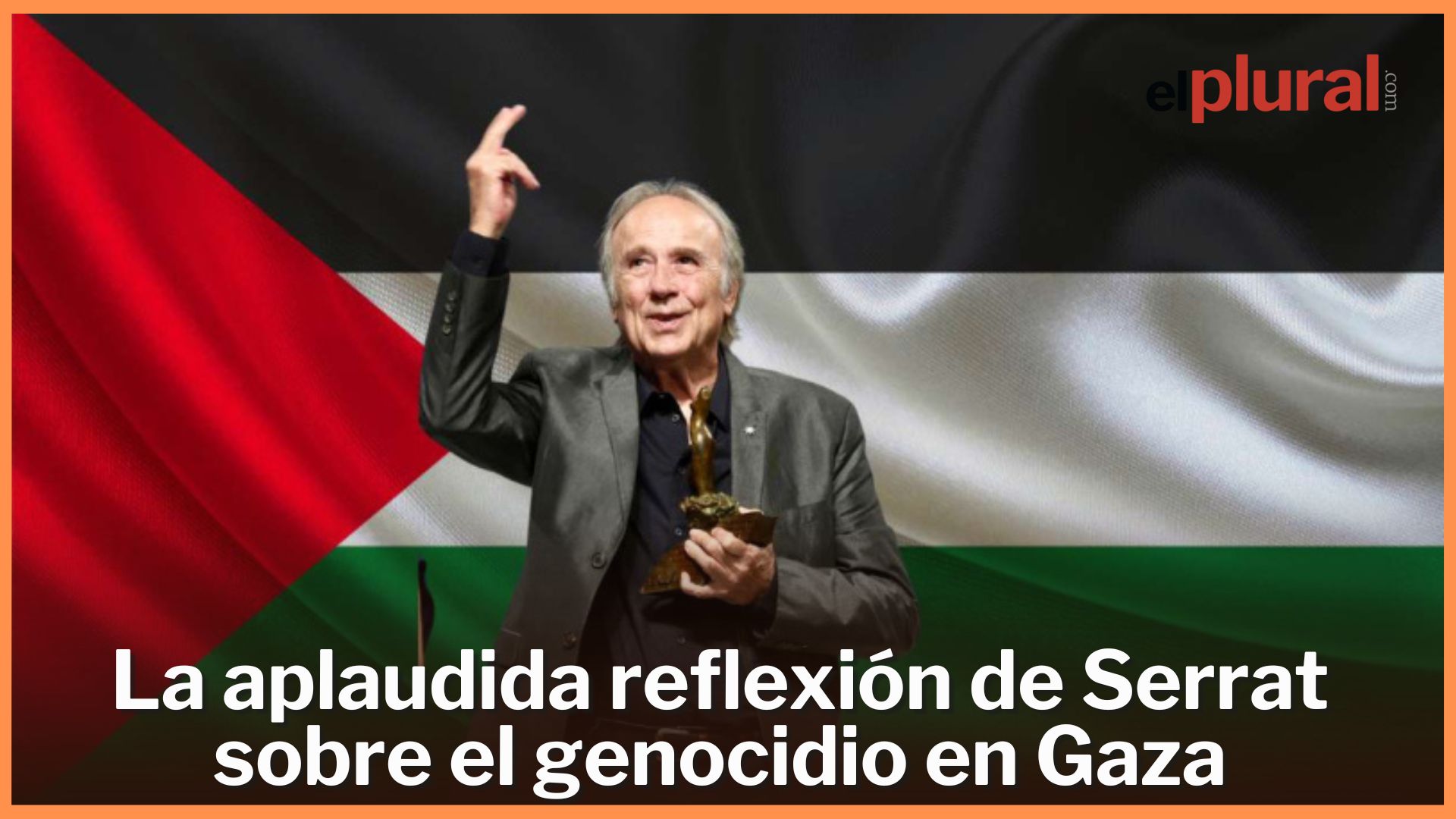 La aplaudida reflexión de Serrat sobre el genocidio en Gaza