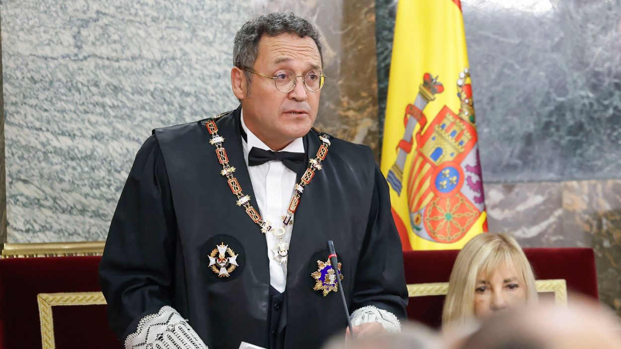 El fiscal general del Estado, Álvaro García Ortiz, en la apertura del Año Judicial. EP.