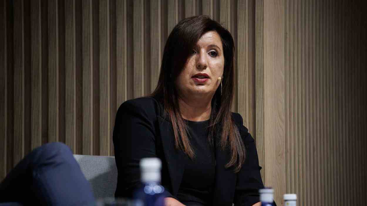 Guadalupe Sánchez asiste a la presentación de Espinosa de los Monteros. EP