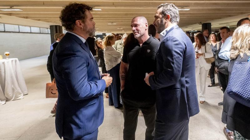 Iván Espinosa de los Monteros con Daniel Esteve y Víctor de Aldama