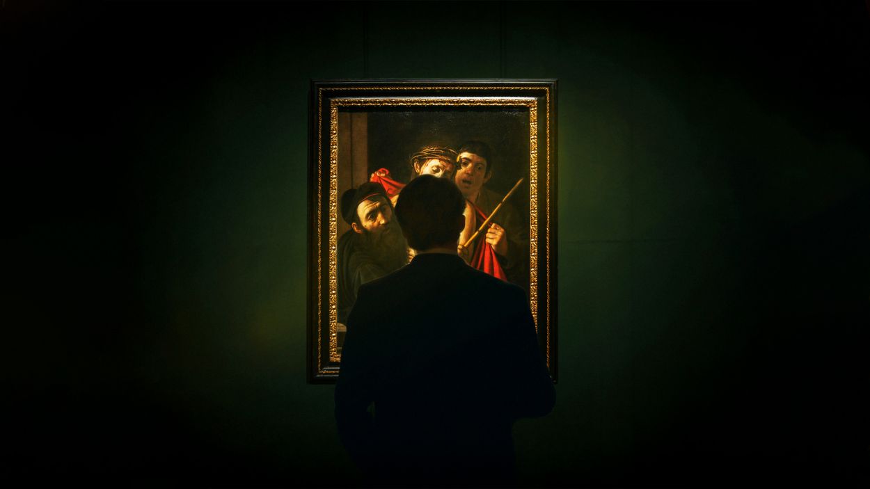 Cartel del documental The Sleeper. El Caravaggio perdido.© CaixaForum