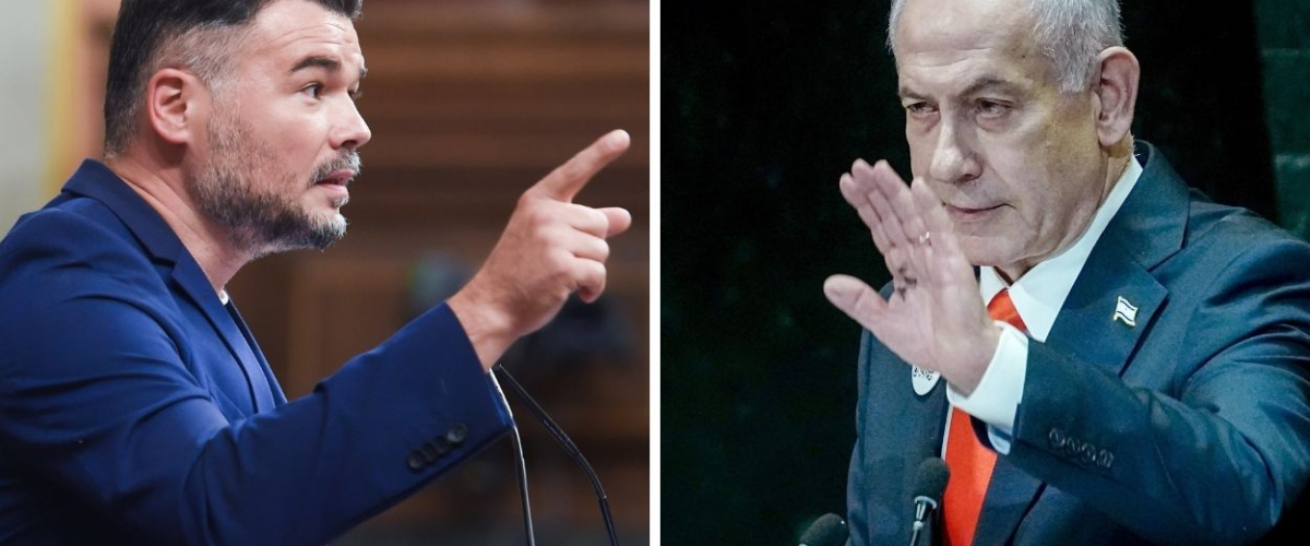 Rufián dicta sentencia a Netanyahu tras su discurso en la ONU: le basta una palabra para calificarlo