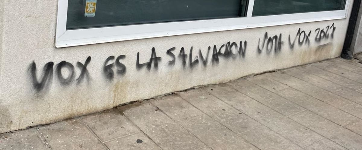 Vandalizan por segunda vez la sede del PSOE en Lugo