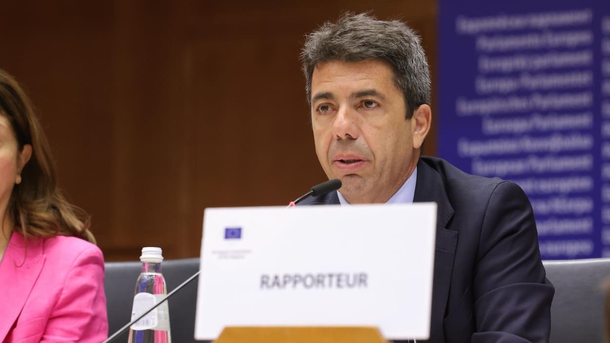 El presidente de la Comunidad Valenciana, Carlos Mazón. EP.