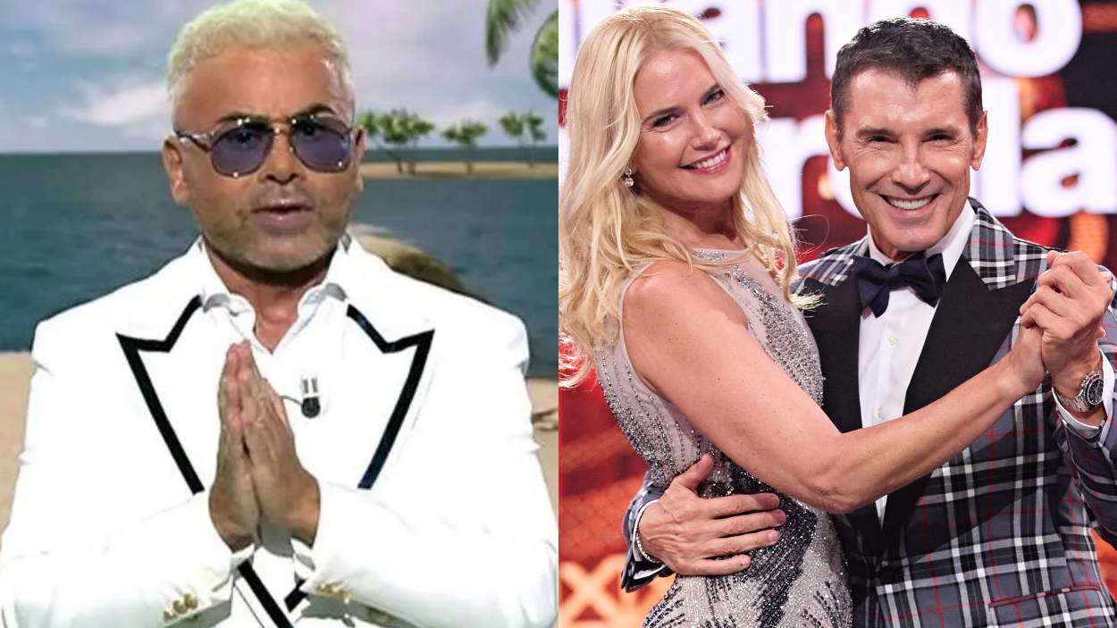 Jorge Javier en 'Supervivientes All Stars 2' y Valeria Mazza y Jesús Vázquez en 'Bailando con las estrellas' (TELECINCO)
