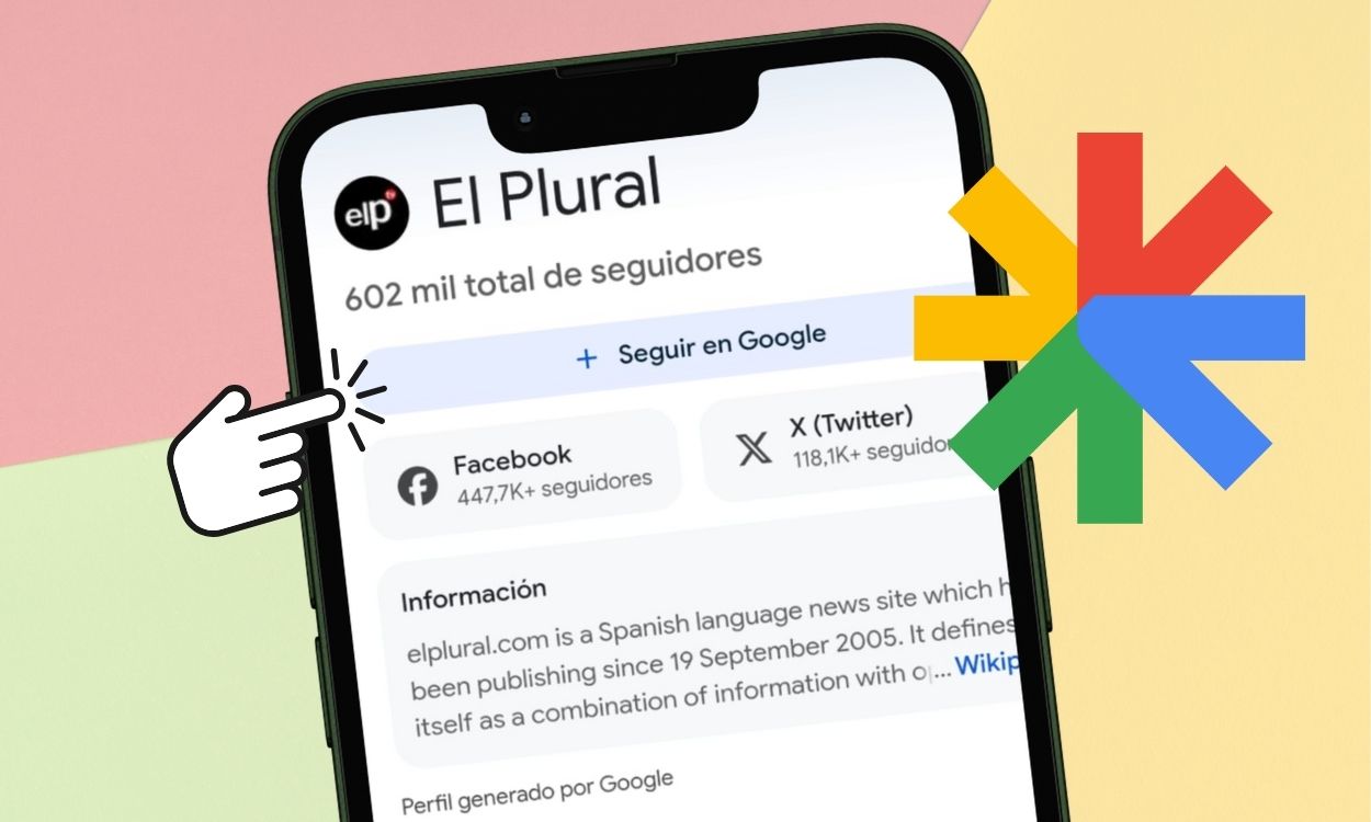 Sigue a ElPlural en Google Discover
