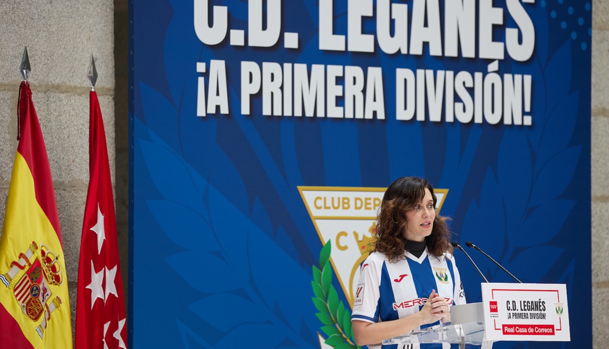 La presidenta de la Comunidad de Madrid, Isabel Díaz Ayuso. Archivo.