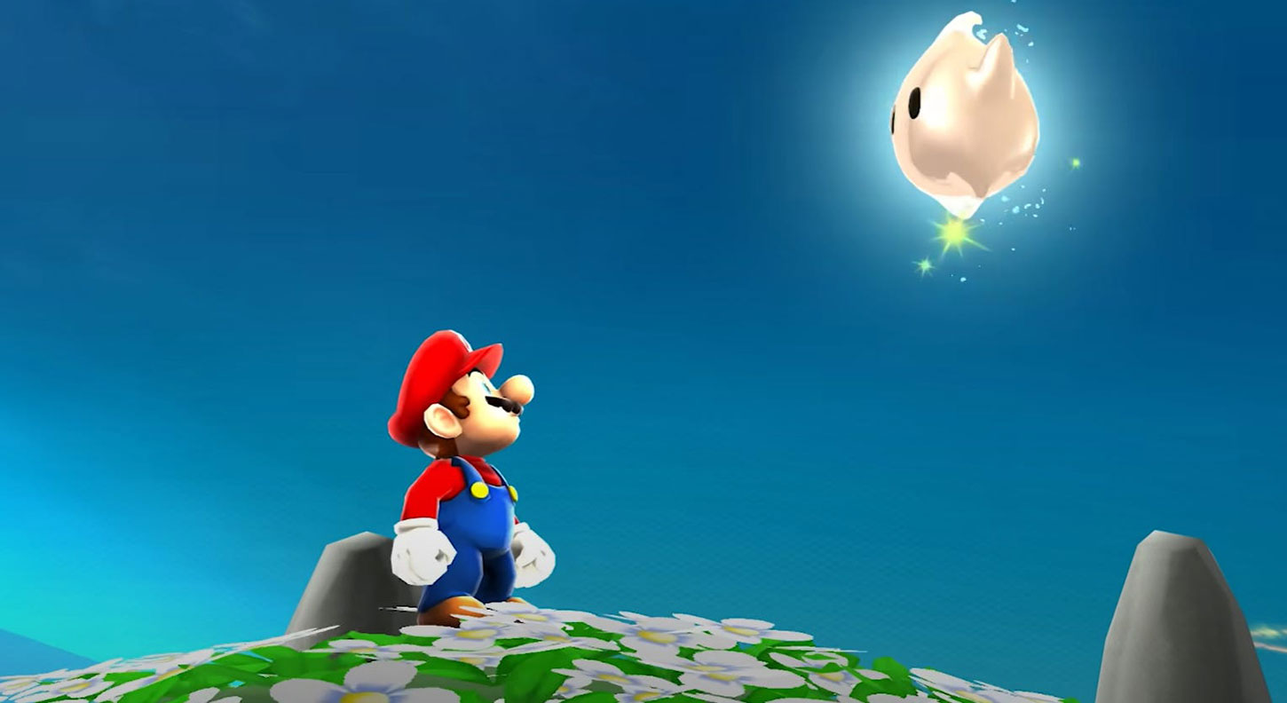 El juego Super Mario Galaxy