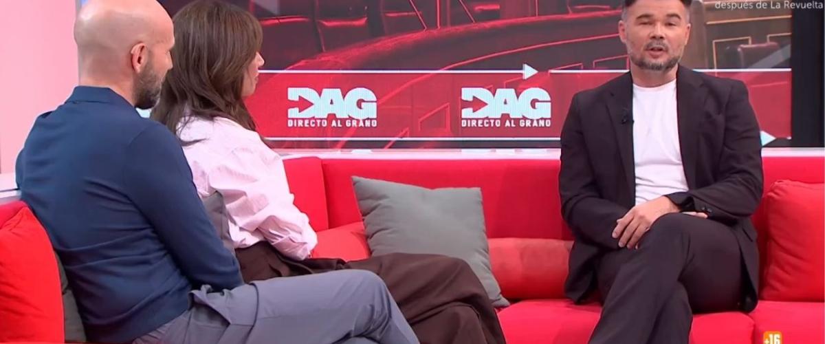Gabriel Rufián sentencia a Vox tras afirmar que entrará en RTVE con motosierra o lanzallamas