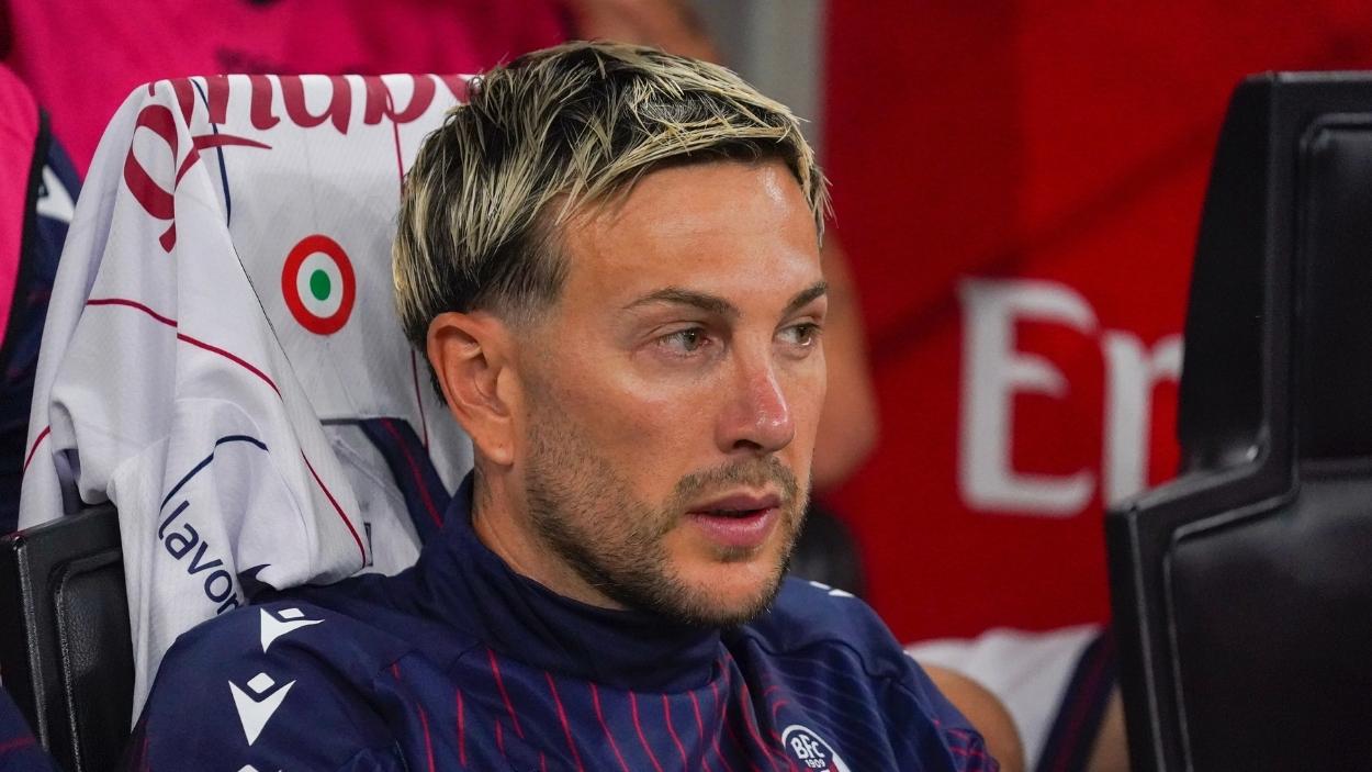 El italiano, Federico Bernardeschi, durante un partido con el Bolonia. EP