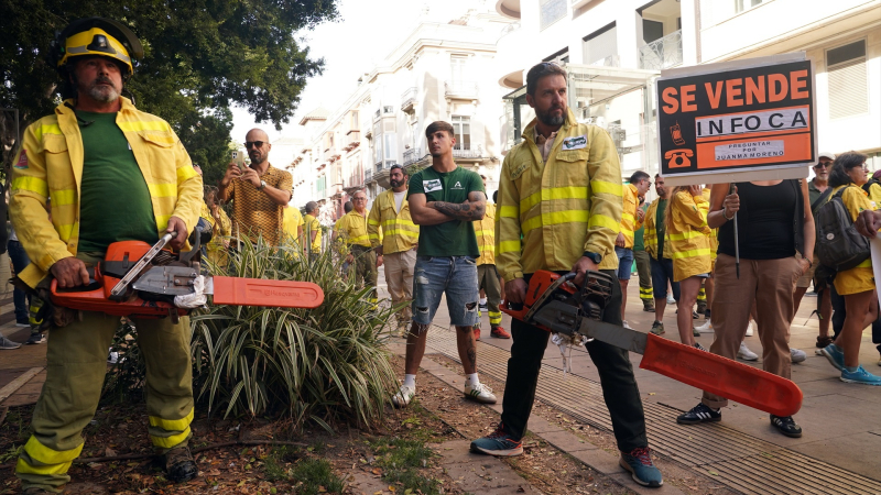 bomberos bomberas forestales movilizacion derechos luchan defienden 19