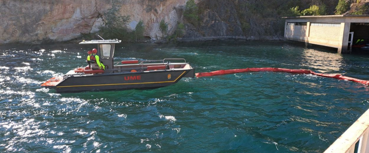 Preparación para posibles situaciones de emergencia en Bolarque: Naturgy y la UME se organizan