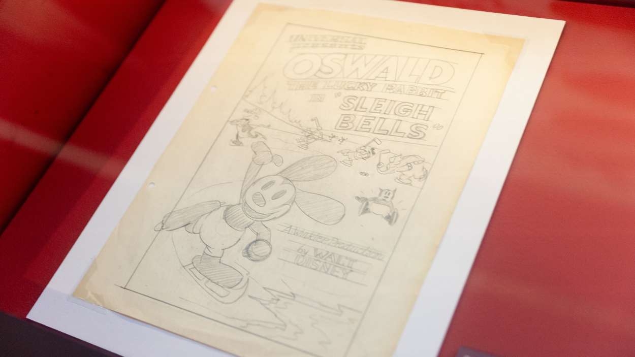Boceto en Disney The Exhibition: 100 años de magia. EP