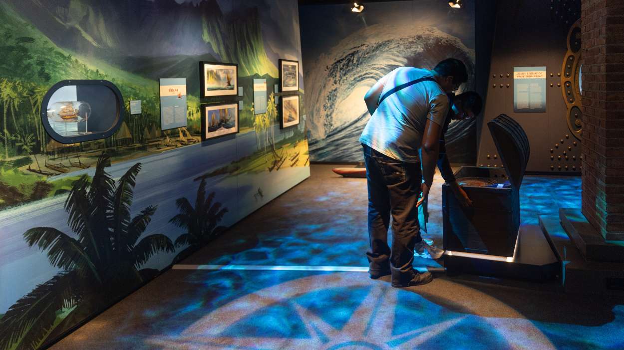 Sala expositiva de Disney The Exhibition: 100 años de magia. EP