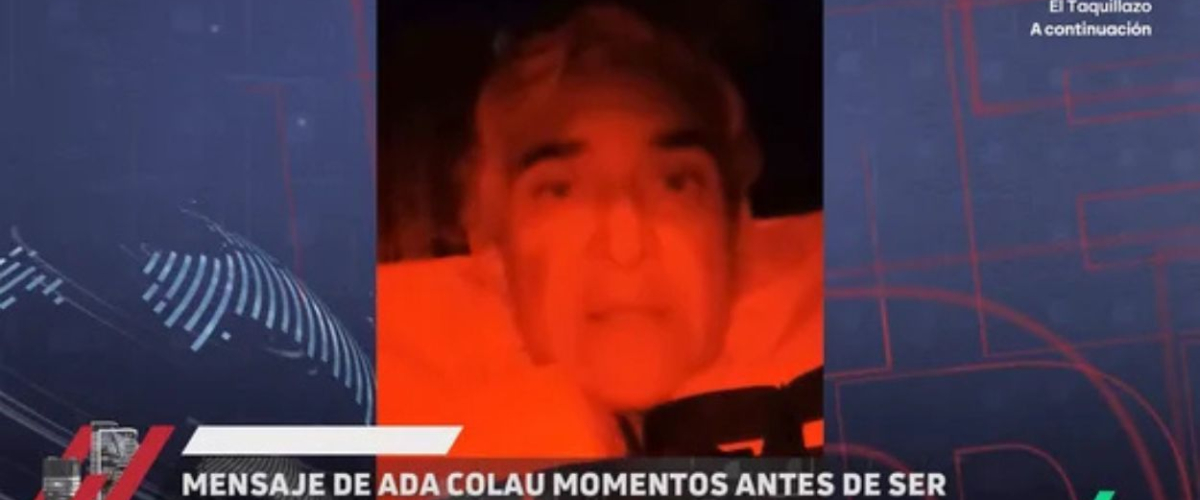 El impactante vídeo de SOS de Ada Colau desde La Flotilla para ‘El Intermedio’: “Muchos barcos vienen hacia nosotros”