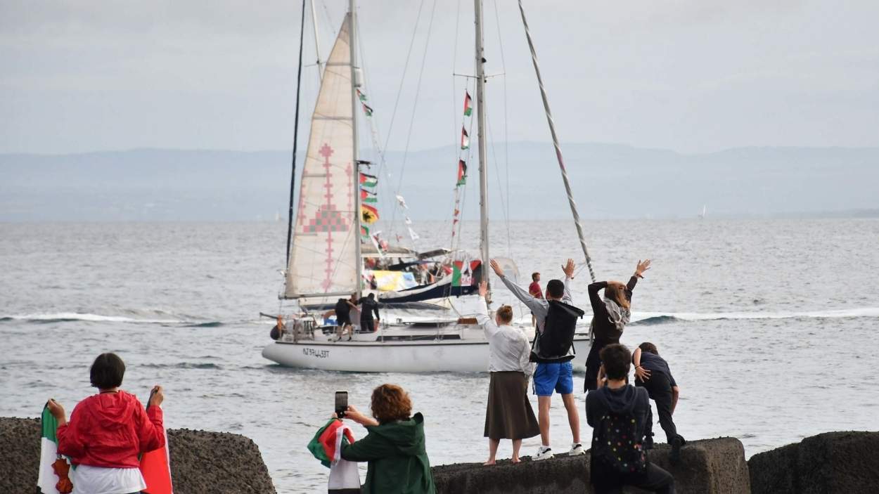 Imagen de recurso de la flotilla humanitaria. EP.