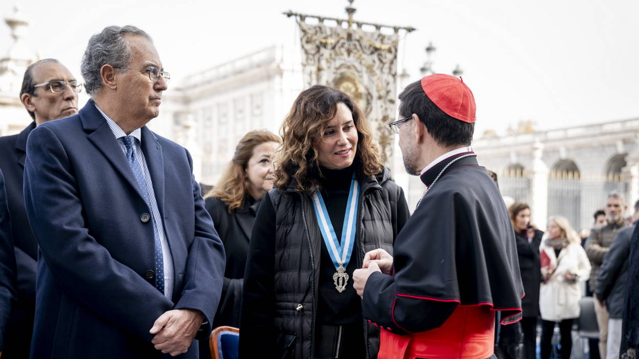 El presidente de la Asamblea de Madrid, Enrique Ossorio, y la presidenta de la Comunidad de Madrid, Isabel Díaz Ayuso. EP.