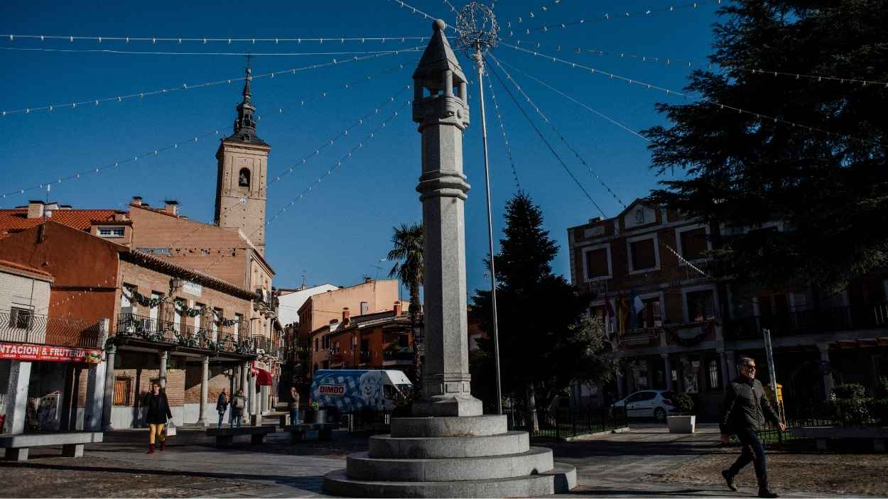 Plaza Mayor de Casarrubios del Monte, Toledo. Archivo EP.