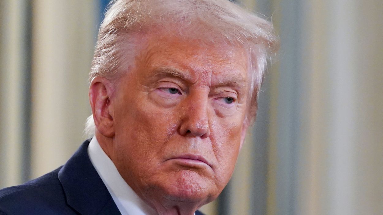 El presidente de Estados Unidos, Donald Trump en el Despacho Oval de la Casa Blanca. EP.