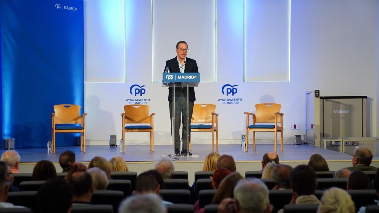 El secretario general del PP de Madrid, Alfonso Serrano. EP.