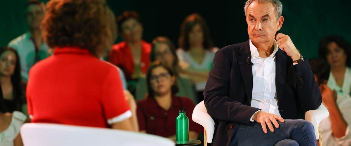 Zapatero retrata la política de Moreno Bonilla: “Menos hablar de Puigdemont y más preocuparse por la sanidad pública”
