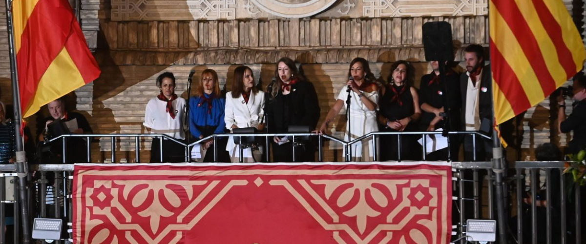El discurso social y contra el genocidio en Gaza de Paula Ortiz en Zaragoza que deja sin habla a la alcaldesa del PP