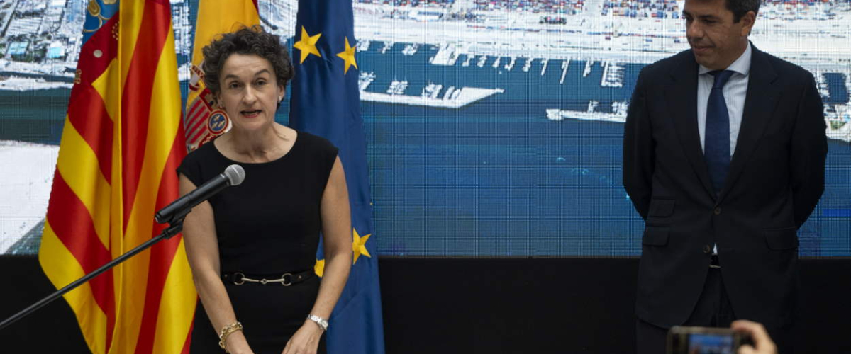 Transportes señala a Mazón por una nueva polémica de la presidenta del Puerto de Valencia