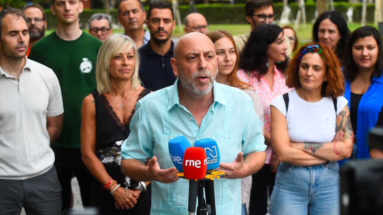 Secretario general PCA y portavoz de IU Andalucía, Ernesto Alba