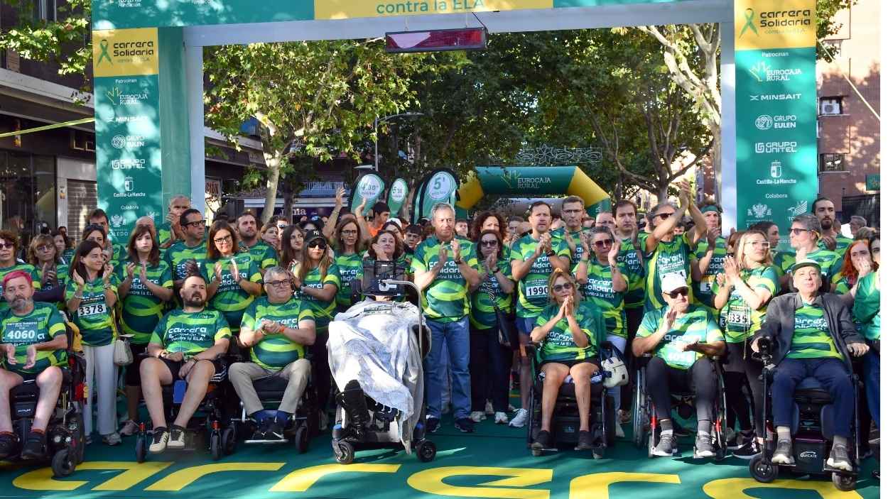 Carrera Solidaria Contra la ELA, en Toledo. Eurocaja Rural.