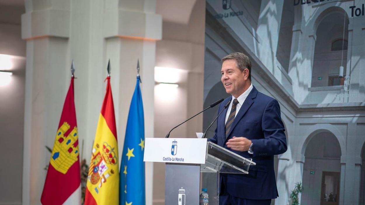 Emiliano García-Page, presidente de Castilla-La Mancha. JCCM.